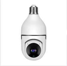 360° Smart WiFi Bulb Security Camera – 1080P HD, 4X Zoom, 5G WiFi, Motion Alarm