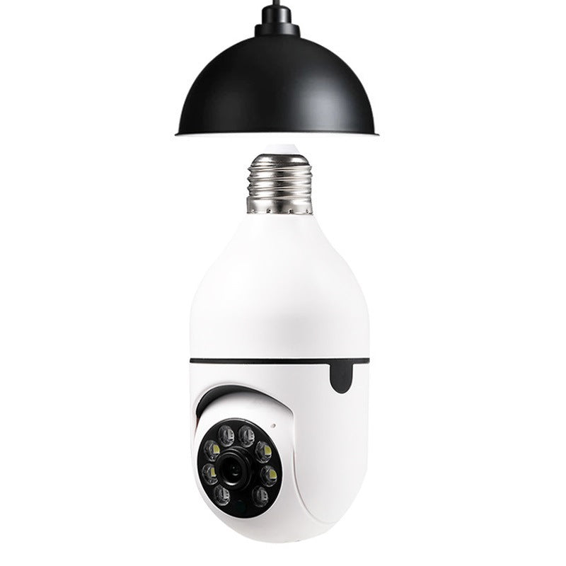 360° Smart WiFi Bulb Security Camera – 1080P HD, 4X Zoom, 5G WiFi, Motion Alarm