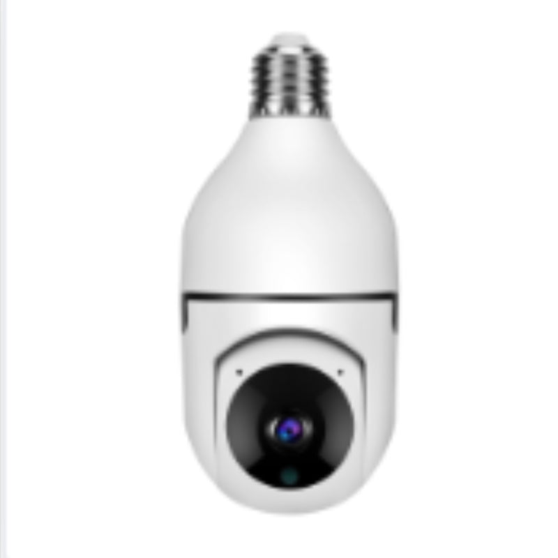 360° Smart WiFi Bulb Security Camera – 1080P HD, 4X Zoom, 5G WiFi, Motion Alarm