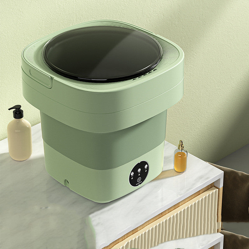 Portable Mini Foldable Washing Machine – Large Capacity & Spin Dry