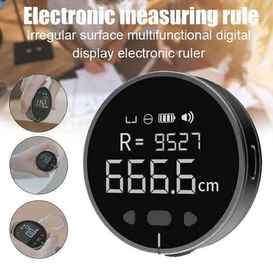 High-Precision Digital Measuring Ruler with LCD Display