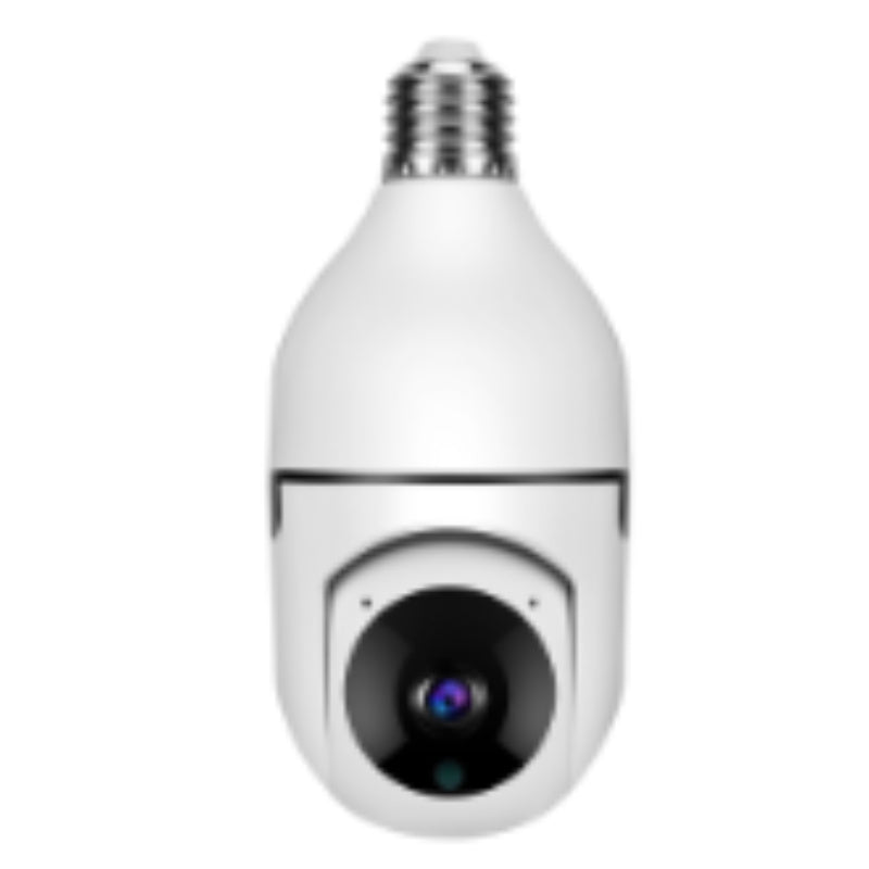 360° Smart WiFi Bulb Security Camera – 1080P HD, 4X Zoom, 5G WiFi, Motion Alarm