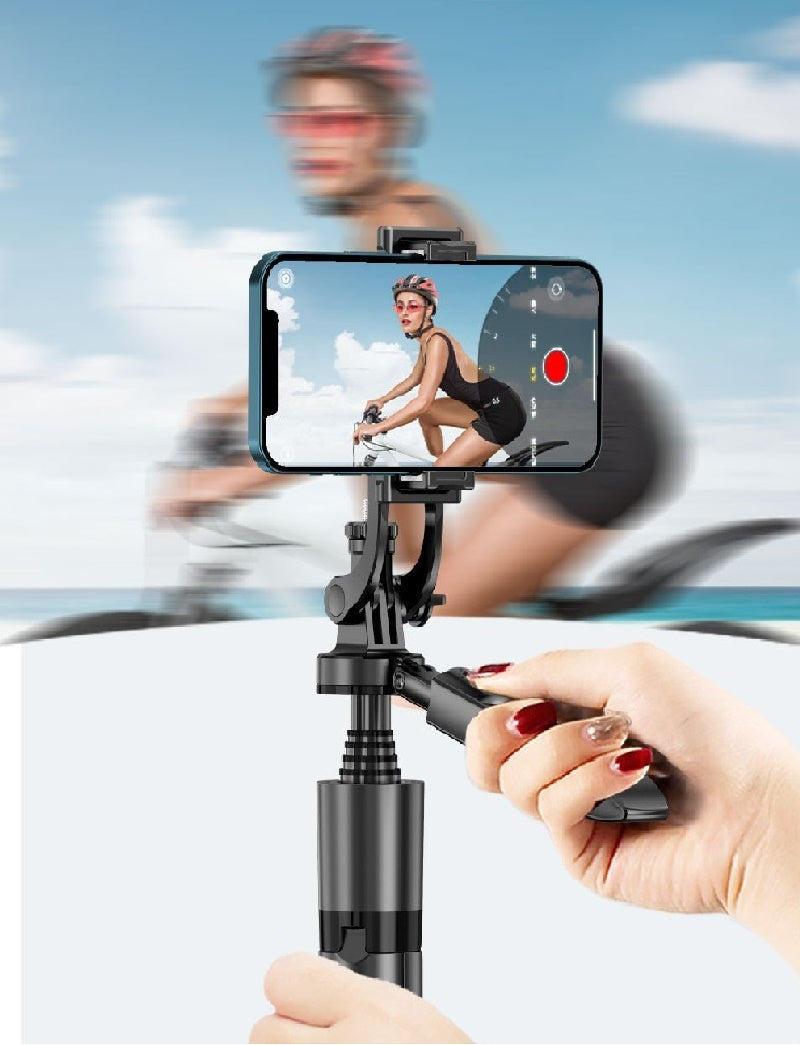 360° AI-Powered Auto Face Tracking Gimbal – Smartphone Stabilizer for Vlogging, Live Streaming, and Smooth Video Recording with Built-In Tripod!