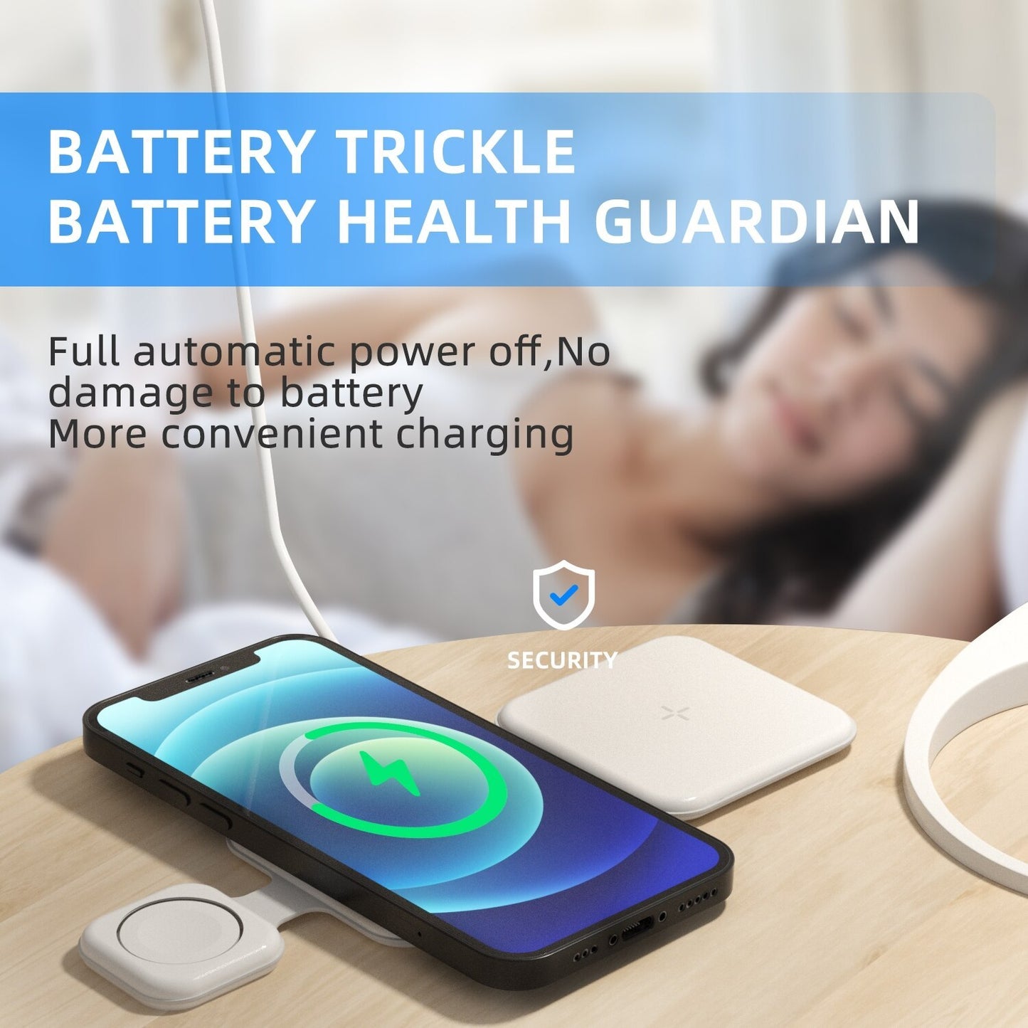 3-in-1 Foldable Magnetic Wireless Charging Station – Fast & Portable