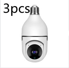 360° Smart WiFi Bulb Security Camera – 1080P HD, 4X Zoom, 5G WiFi, Motion Alarm