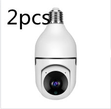 360° Smart WiFi Bulb Security Camera – 1080P HD, 4X Zoom, 5G WiFi, Motion Alarm